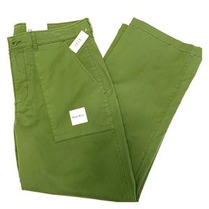 🌻Old Navy Wide Leg Cropped Chinos Sz 12